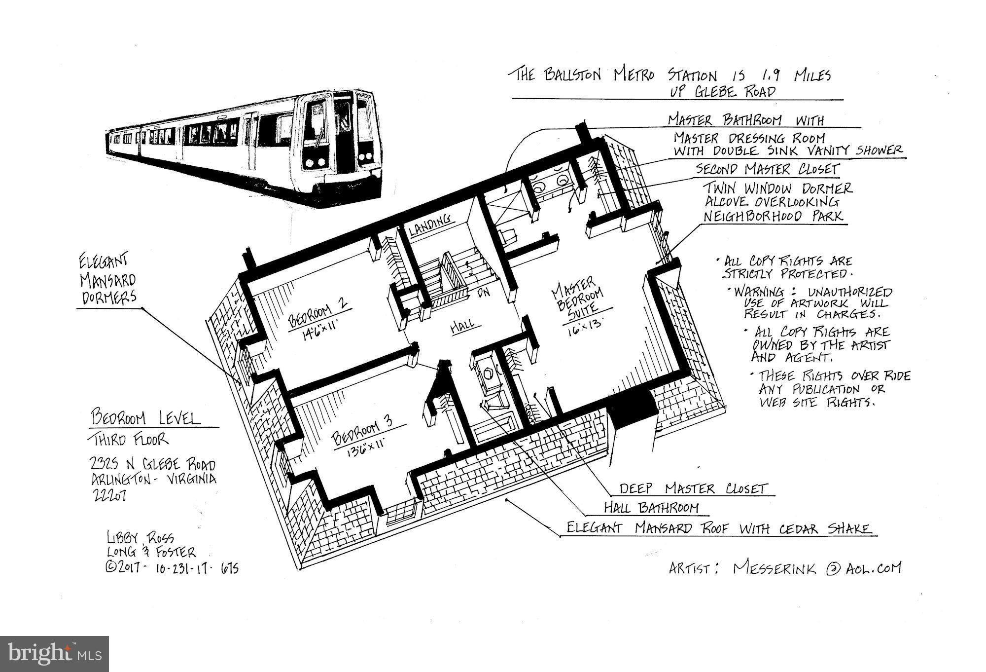 2325 North Glebe Road Arlington, VA 22207 - Photo 30 of 30 Upper Level Floor Plan