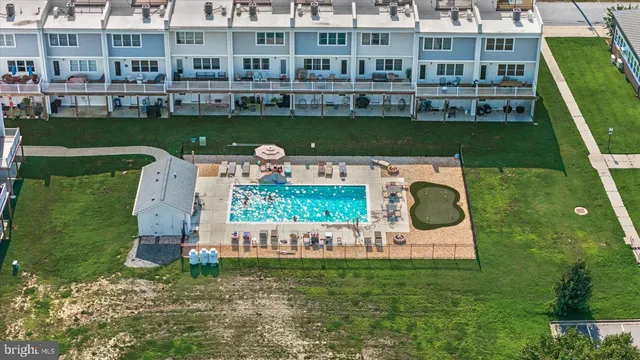 aerial view of a house