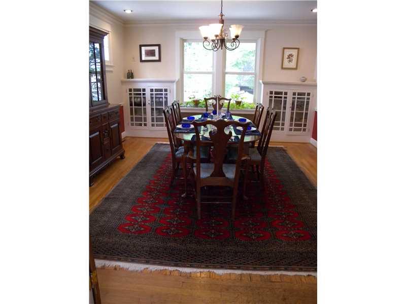 6621 Darlington Road Pittsburgh, PA 15217 - Photo 6 of 25 Dining Room. ~BUILT-INS, CHAIR RAIL, MOULDING, HARDWOOD FLOORS ARE AMENITIES IN THE DINING AREA~LIGHT STREAMS THROUGH NICELY-SIZED WINDOWS~