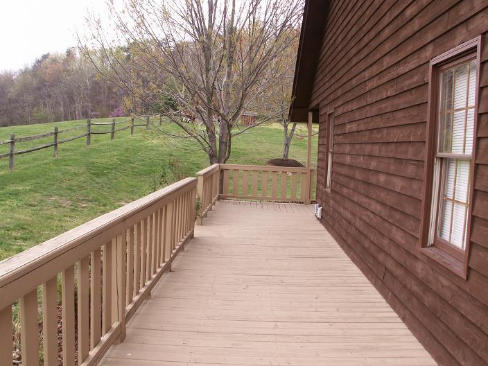9820 Roanoke Road Elliston, VA 24087 - Photo 7 of 23 a view of balcony with yard