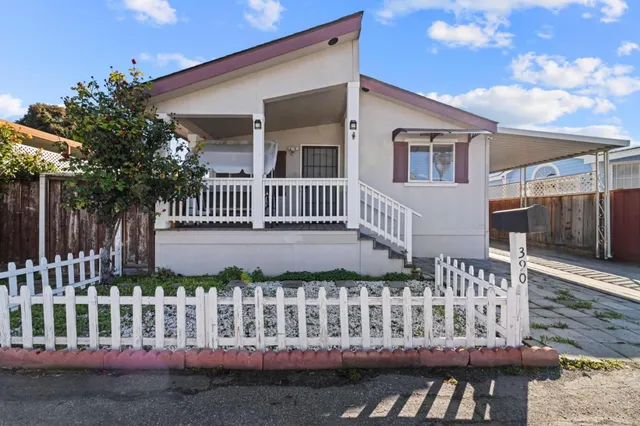 a view of a porch with a yard