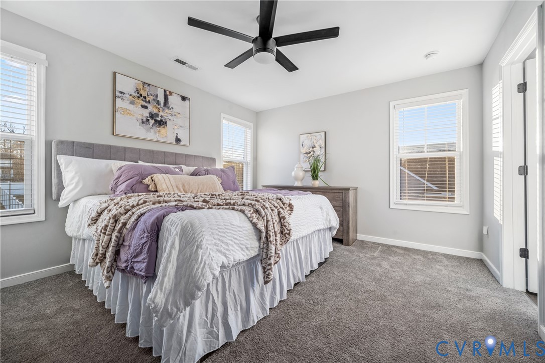 7401 Appelman Road Chesterfield, VA 23832 - Photo 8 of 17 a bedroom with bed and a window