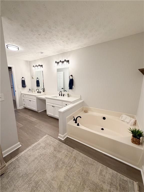 1264 GA Highway 211 Winder, GA 30680 - Photo 51 of 69 a bathroom with a bathtub a sink and a mirror