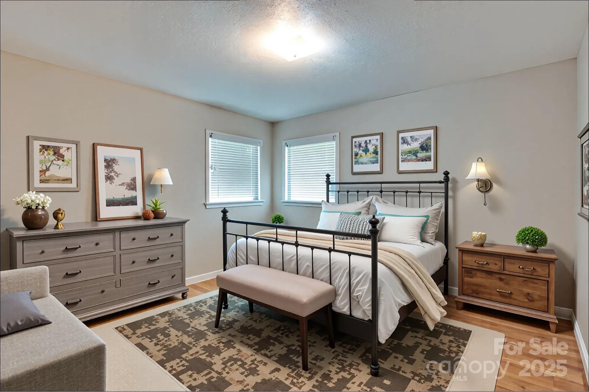 2319 Tin Mine Road Lincolnton, NC 28092 - Photo 21 of 30 a bedroom with a bed and a dresser