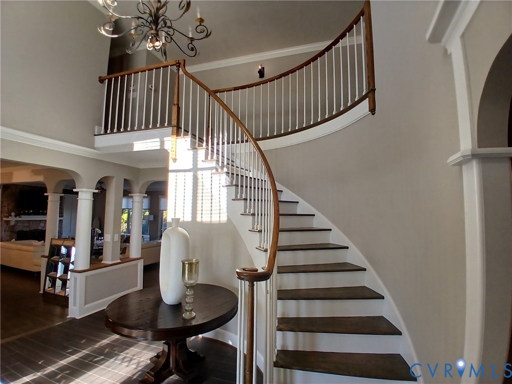 393 Daingerfield Road Tappahannock, VA 22560 - Photo 16 of 26 Foyer Staircase