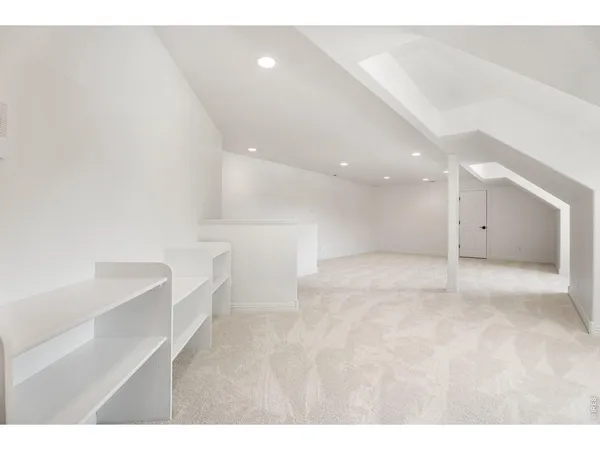 a view of a livingroom with furniture and a living room