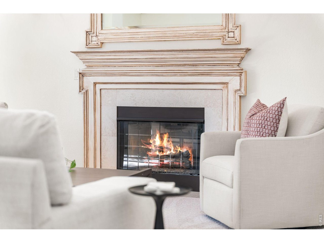 5100 Abbey Road Fort Collins, CO 80526 - Photo 8 of 49 a living room with furniture and a fireplace