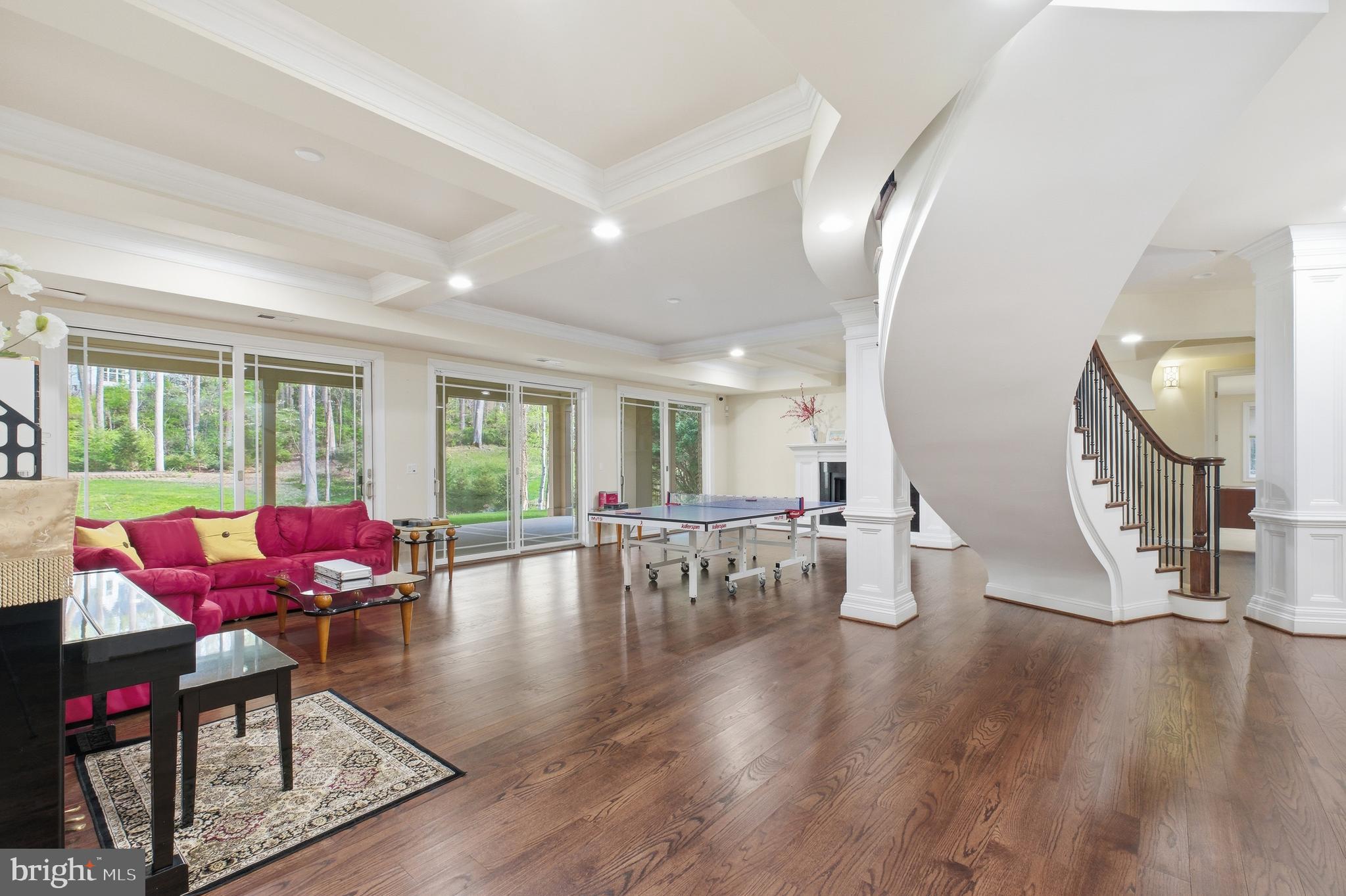 8735 Brook Road McLean, VA 22102 - Photo 19 of 20 a view of a dining room with furniture window and wooden floor