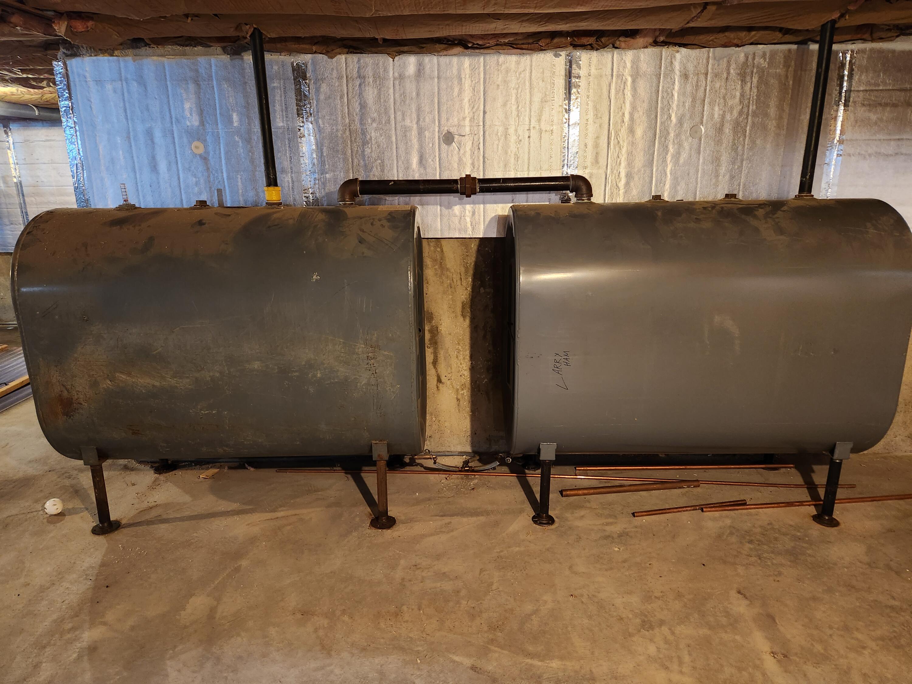 93 Loop Road Lincoln, ME 04457 - Photo 37 of 45 Double Oil Tanks
