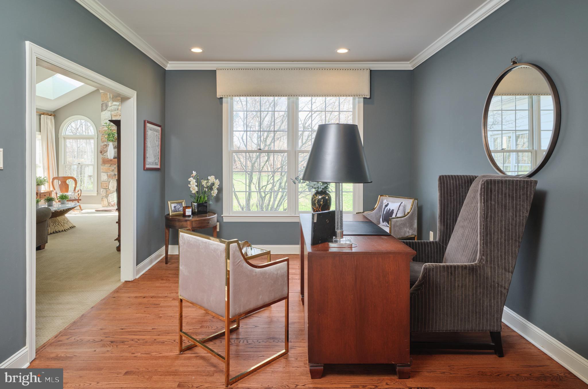 1052 South Kimbles Road Yardley, PA 19067 - Photo 29 of 74 View of the office from formal living room