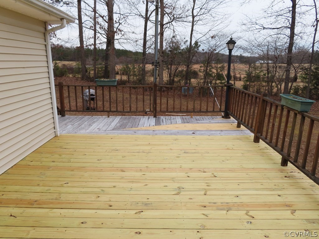 2964 West Creek Road Crewe, VA 23930 - Photo 27 of 46 a view of balcony with wooden floor