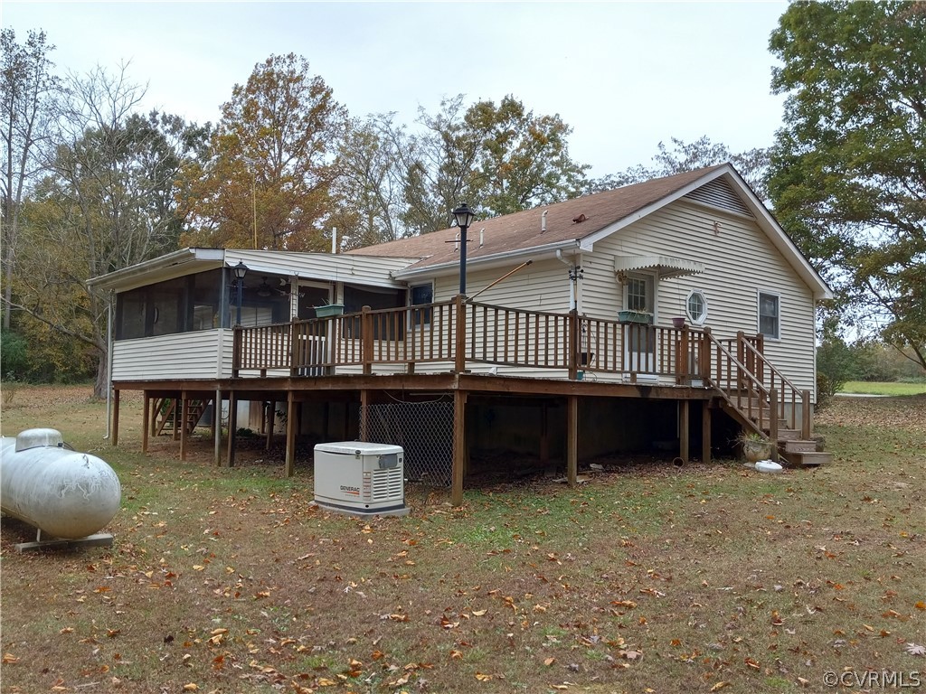 2964 West Creek Road Crewe, VA 23930 - Photo 35 of 46 a view of a house with a yard and roof