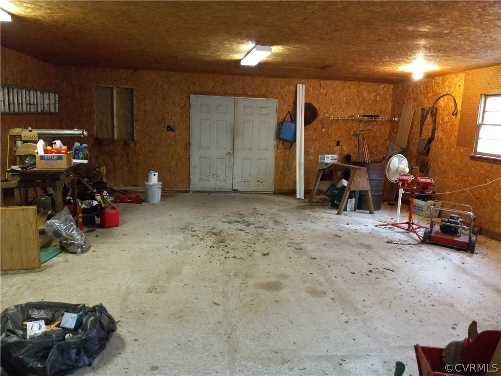 2964 West Creek Road Crewe, VA 23930 - Photo 45 of 46 a view of a garage with parked cars