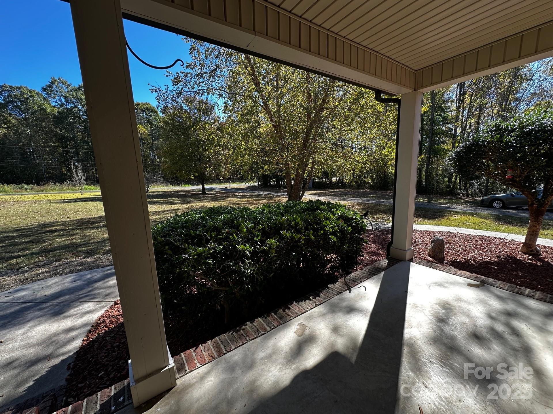 1080 Gin Road Rockwell, NC 28138 - Photo 33 of 34 a view of a back yard from a balcony