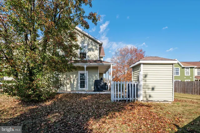 a view of a house with a patio