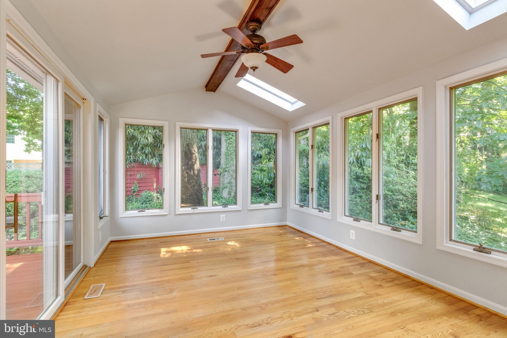 8105 Blairton Road Springfield, VA 22152 - Photo 5 of 16 Sunroom Overlooks Garden