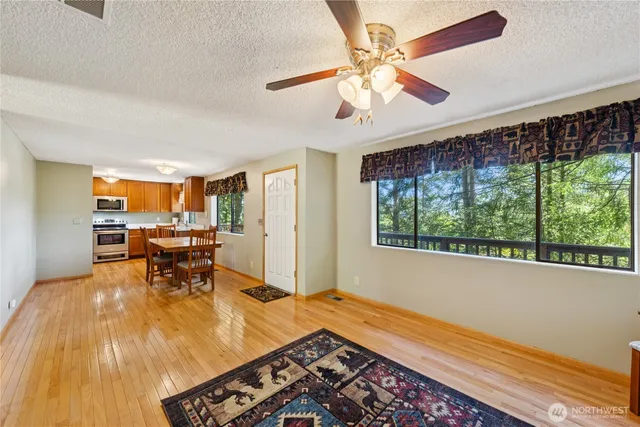 a bed room with a bed furniture and a window