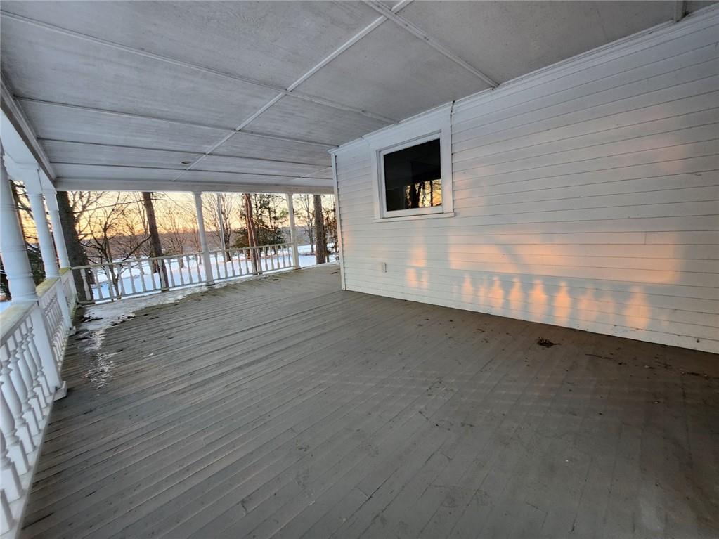 364 Kinsman Road Jamestown, PA 16134 - Photo 11 of 22 a view of an empty room with wooden floor and a window