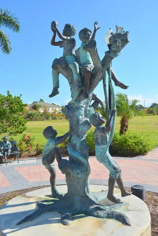 a view of a balcony with an outdoor space
