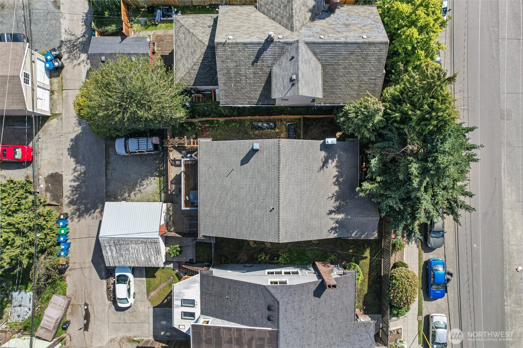 5016 7th Avenue Northeast Seattle, WA 98105 - Photo 4 of 36 an aerial view of residential houses with outdoor space