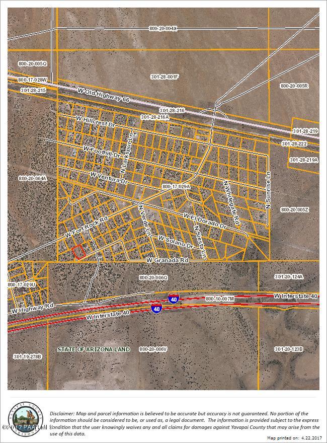 25920 Granada Road Seligman, AZ 86337 - Photo 1 of 19 Ariel Map