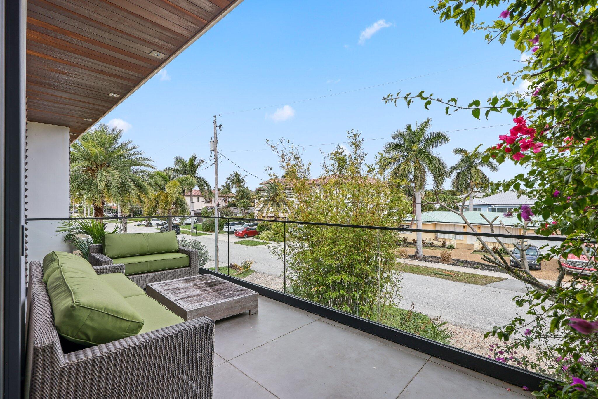 830 Northeast 71st Street Boca Raton, FL 33487 - Photo 39 of 76 Balcony View off bedroom