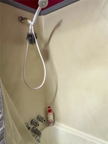 a bathroom with a sink and a tub