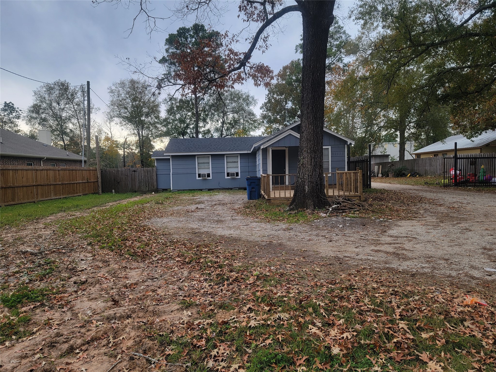 22536 Yancy Road Porter, TX 77365 - Photo 35 of 50 a front view of a house with garden