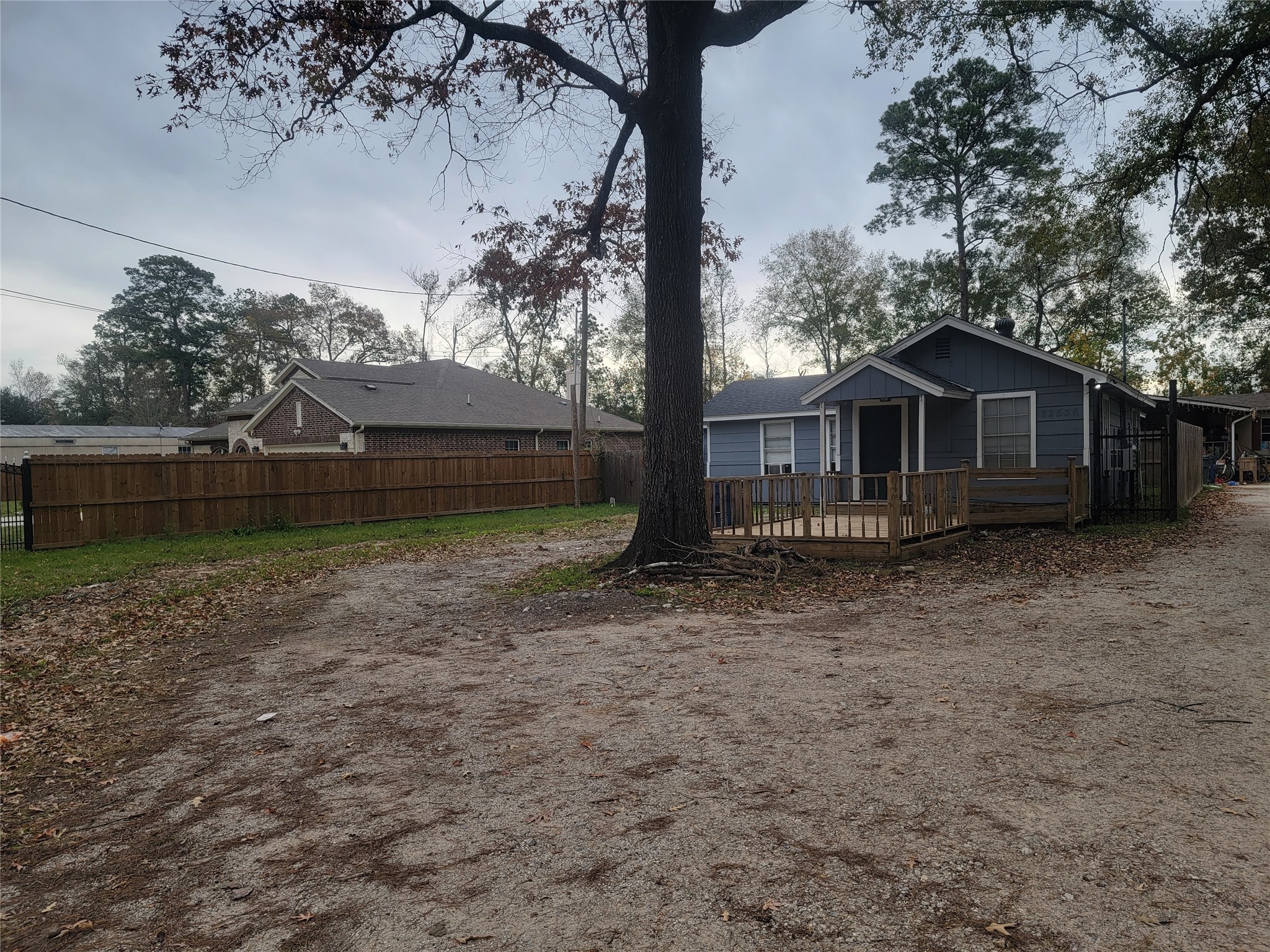 22536 Yancy Road Porter, TX 77365 - Photo 36 of 50 a front view of a house with garden