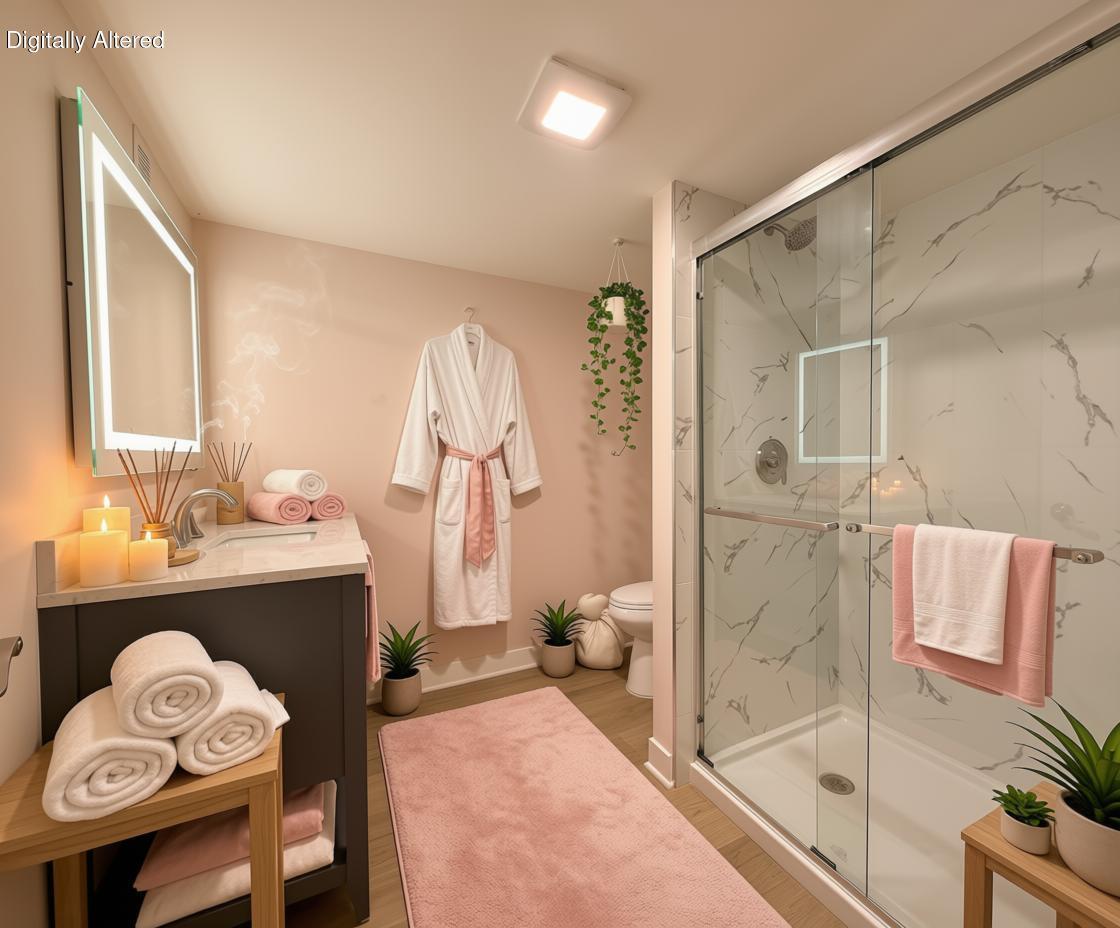 N7816 Maple Ridge Road Oconomowoc, WI 53066 - Photo 17 of 18 Basement Bathroom Virtually Staged
