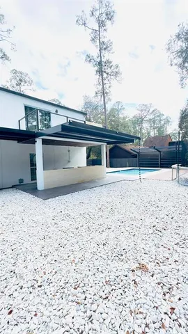 a house view with a roof
