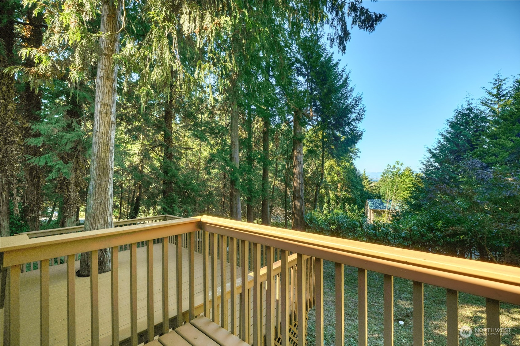 65 Victoria Way Point Roberts, WA 98281 - Photo 8 of 22 a view of a balcony with yard