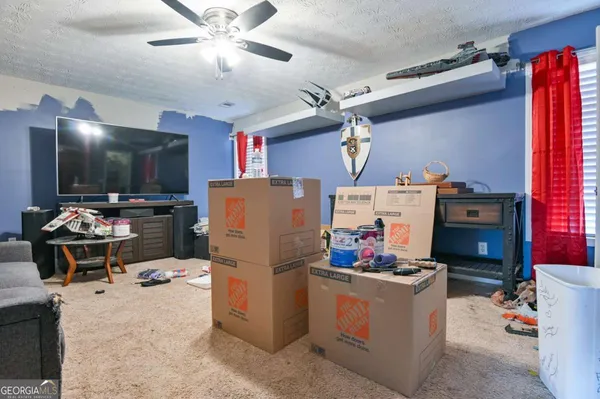 a room with storage and utility