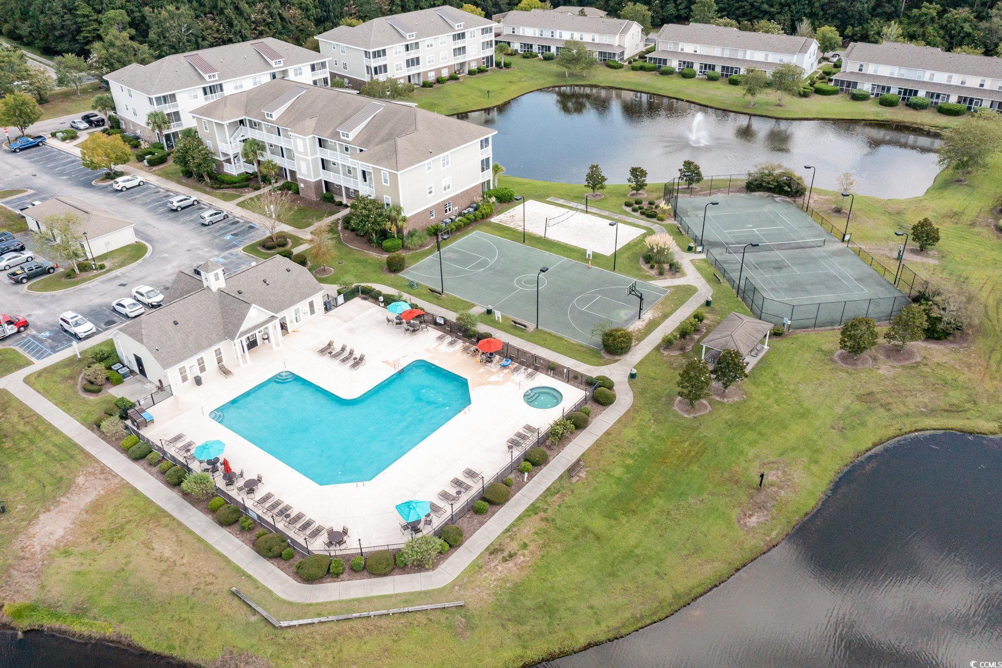 316 Kiskadee Loop, Unit 9E Conway, SC 29526 - Photo 3 of 40 Aerial view featuring a water view