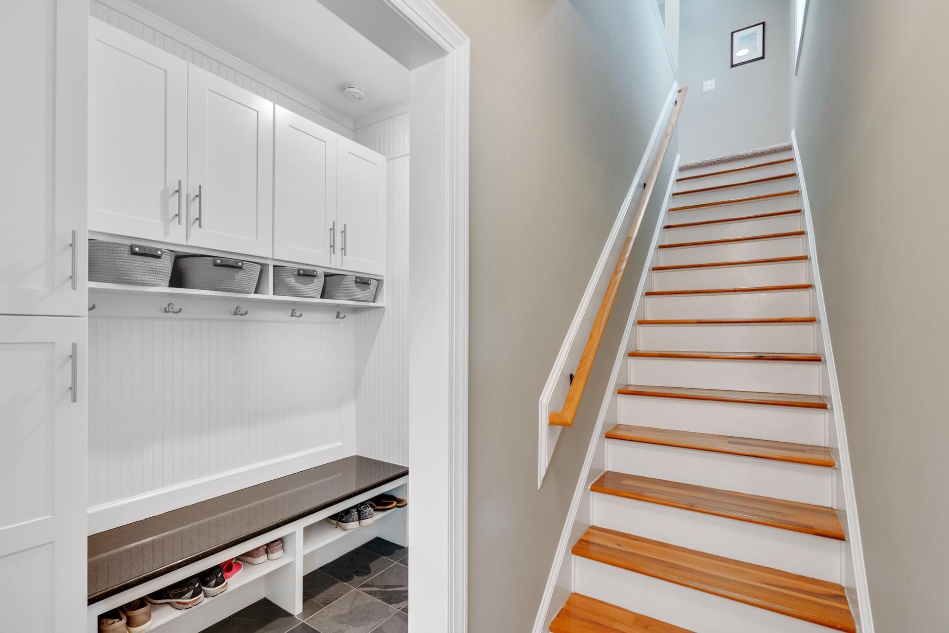 7905 Ocoee Court Raleigh, NC 27612 - Photo 32 of 55 Custom Built-ins In Mudroom