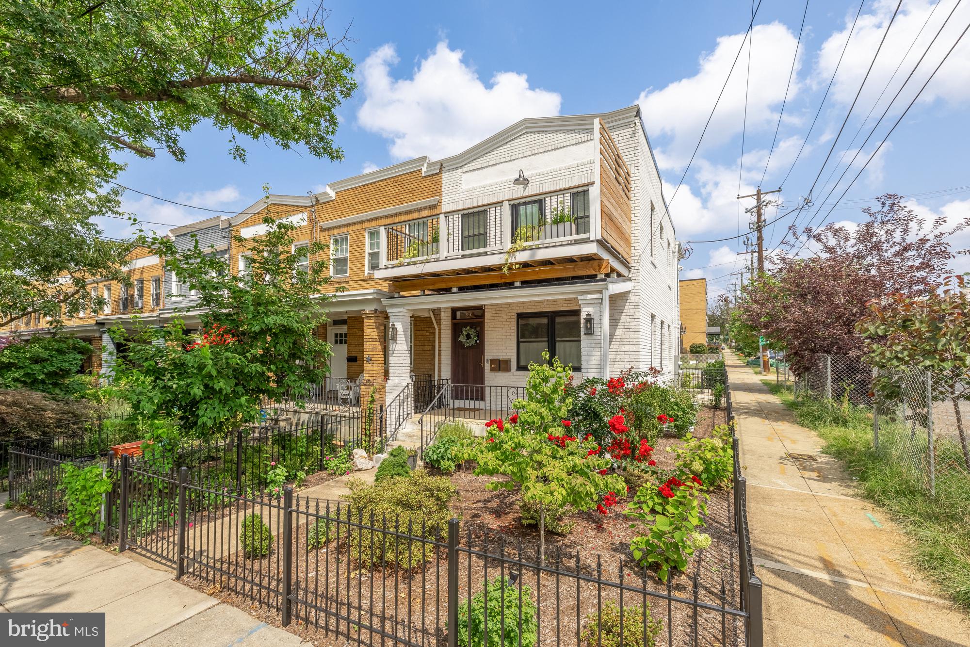 336 Channing Street Northeast, Unit A Washington, DC 20002 - Photo 2 of 28 a house view with a garden space
