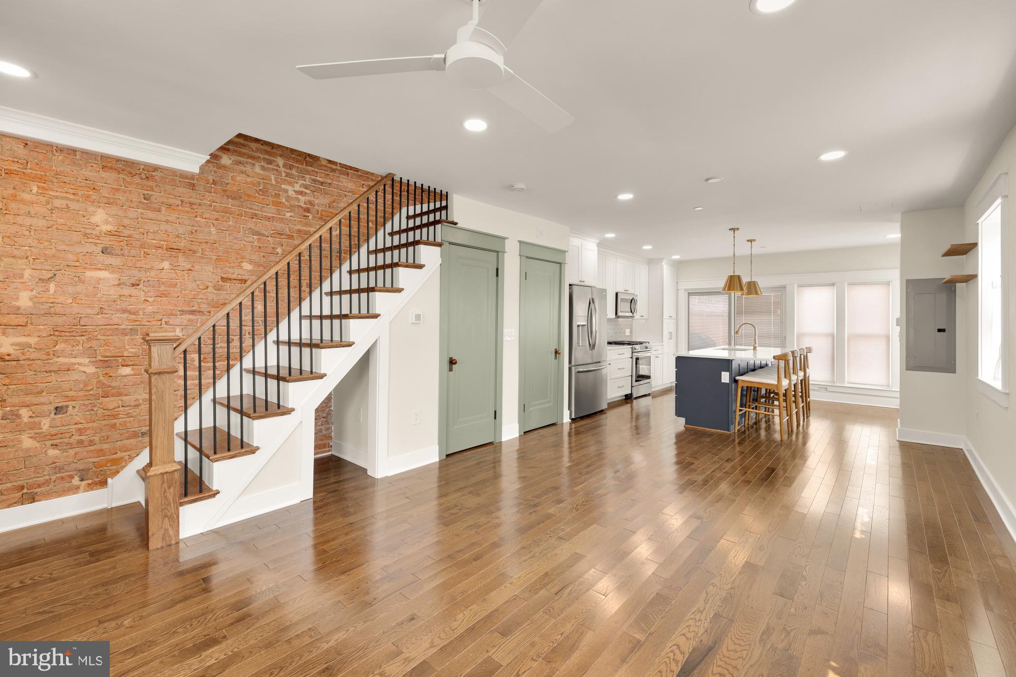 336 Channing Street Northeast, Unit A Washington, DC 20002 - Photo 6 of 28 a view of kitchen with furniture and wooden floor
