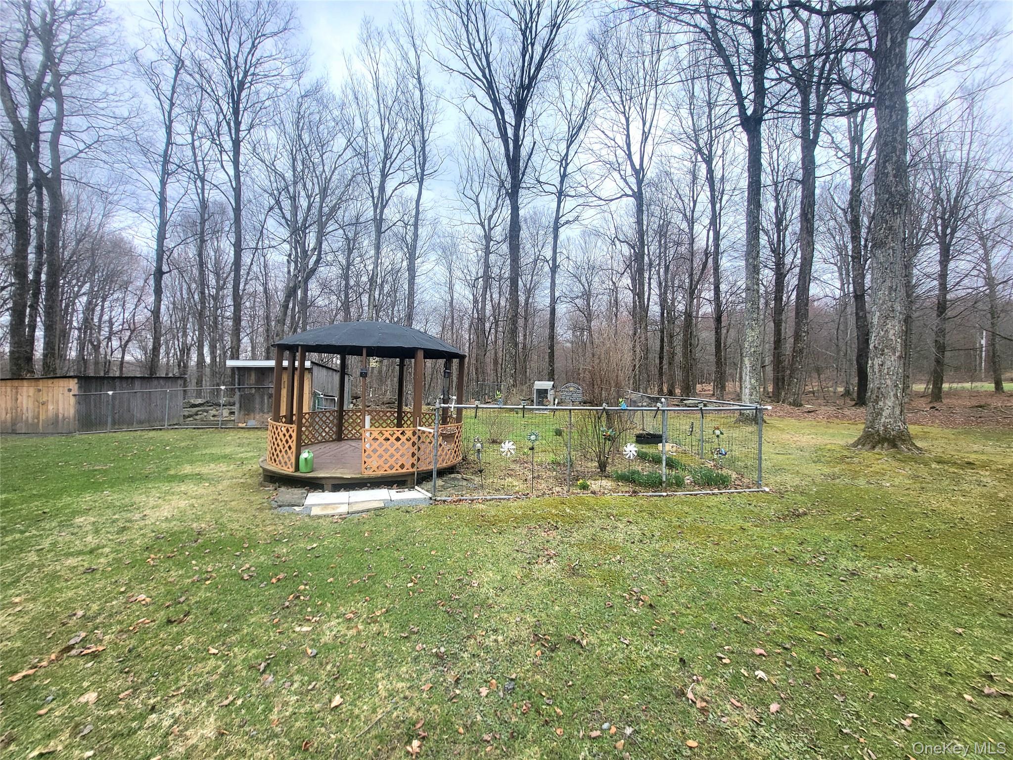 7 Old Greenfield Road Woodridge, NY 12789 - Photo 22 of 31 Gazebo and fenced in Garden