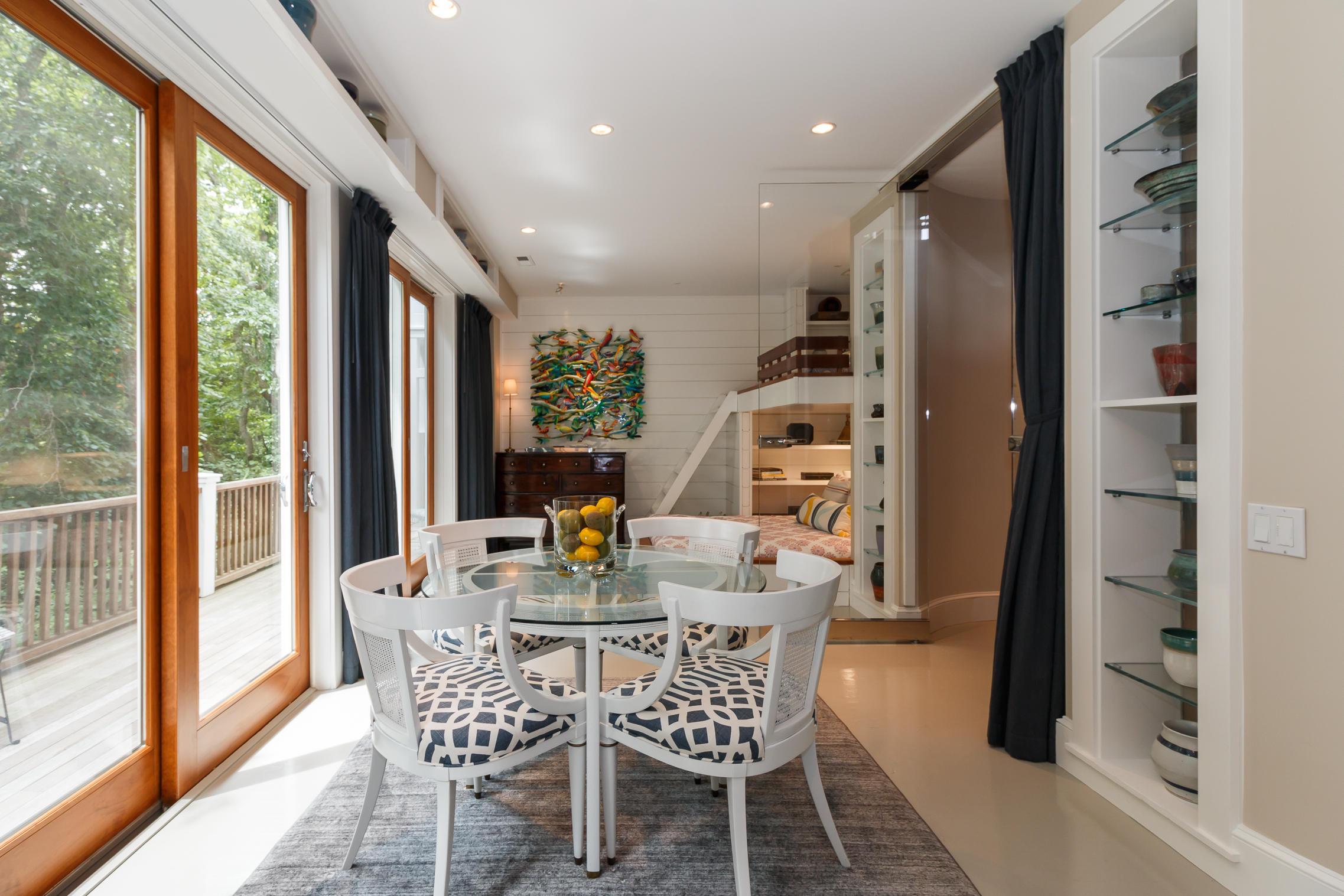 52 Point Street Provincetown, MA 02657 - Photo 19 of 35 a view of a dining room with furniture window and outside view