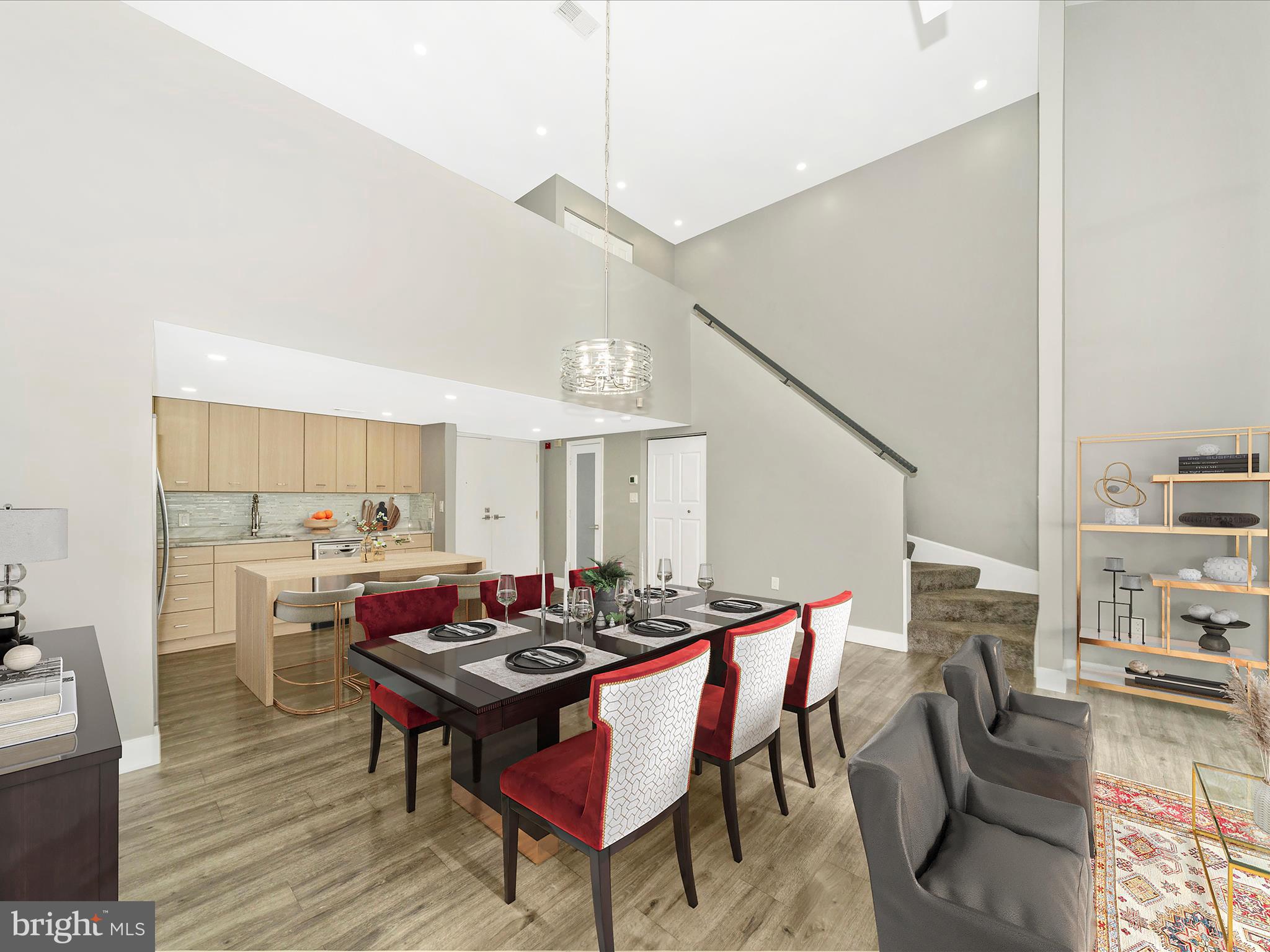 1040 Deer Ridge Drive, Unit 508 Baltimore, MD 21210 - Photo 14 of 66 Kitchen & Dining Virtually Staged