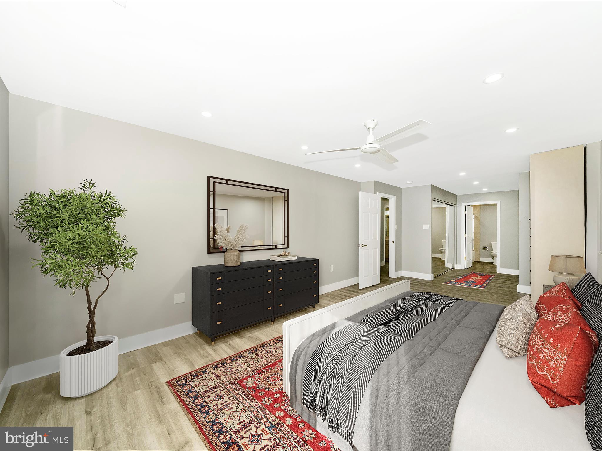 1040 Deer Ridge Drive, Unit 508 Baltimore, MD 21210 - Photo 51 of 66 Primary Bedroom Virtually staged