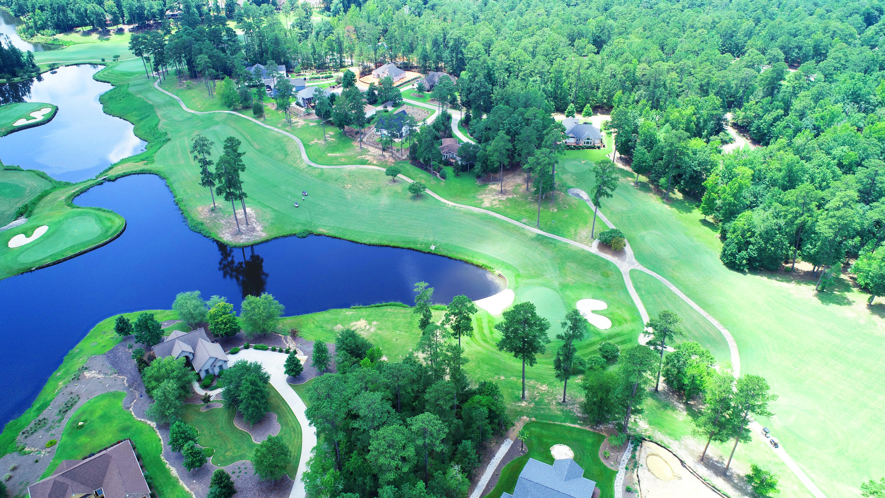 213 Beau Place McCormick, SC 29835 - Photo 36 of 45 Golf course arial view with houses