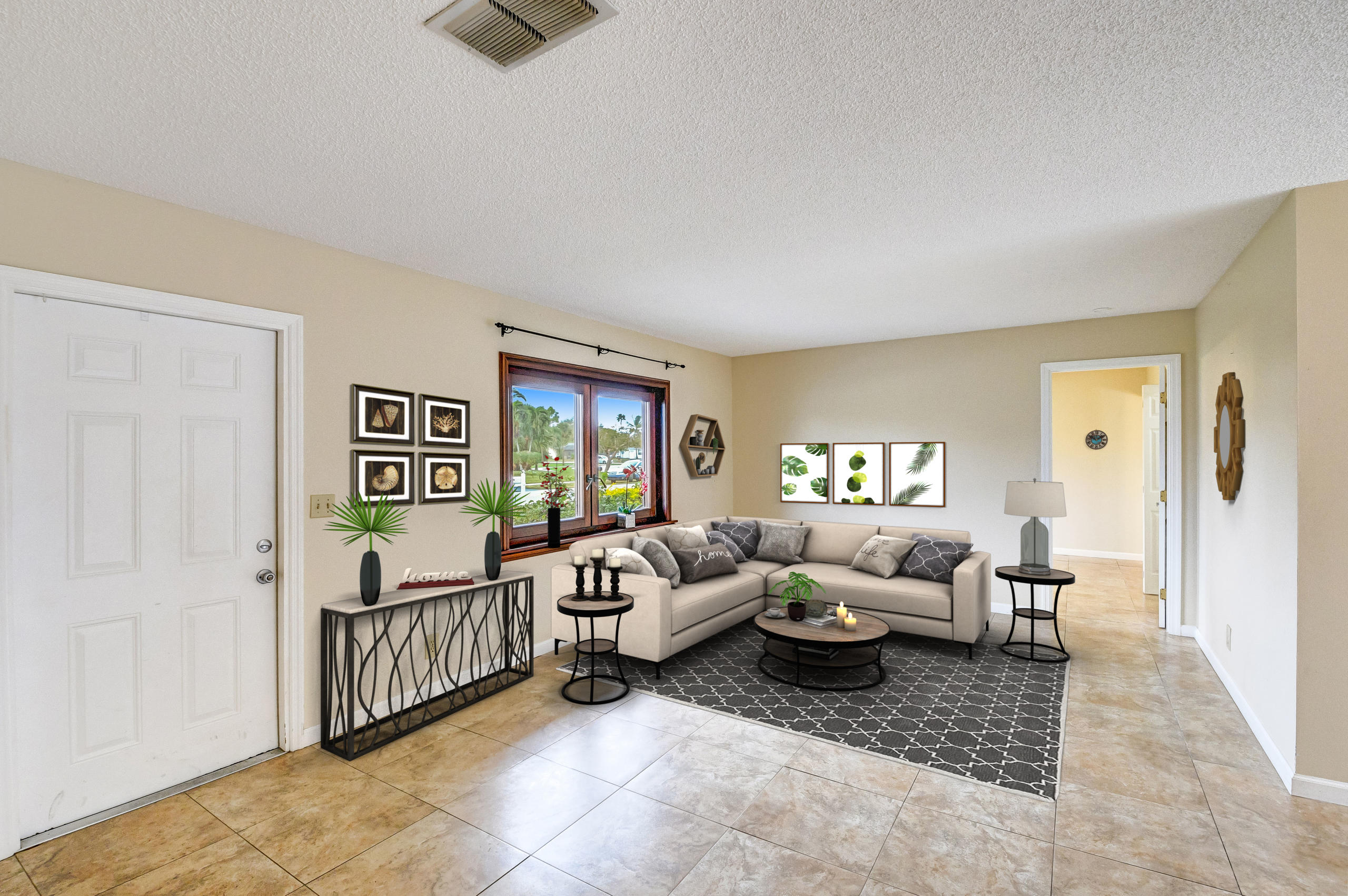 19594 Liberty Road Boca Raton, FL 33434 - Photo 8 of 53 a living room with furniture and a flat screen tv
