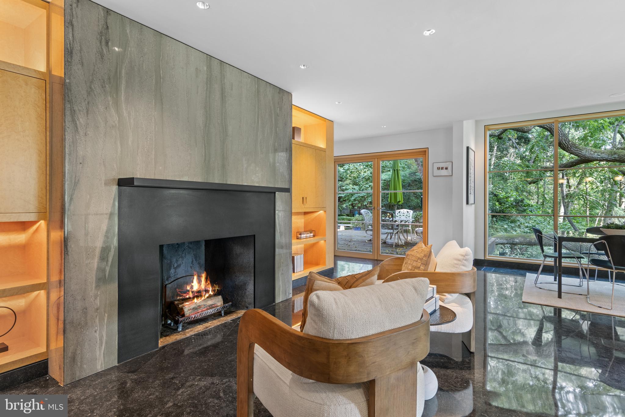 308-310 Julip Run Wayne, PA 19087 - Photo 31 of 127 sitting area off kitchen w/ views of pool, trees