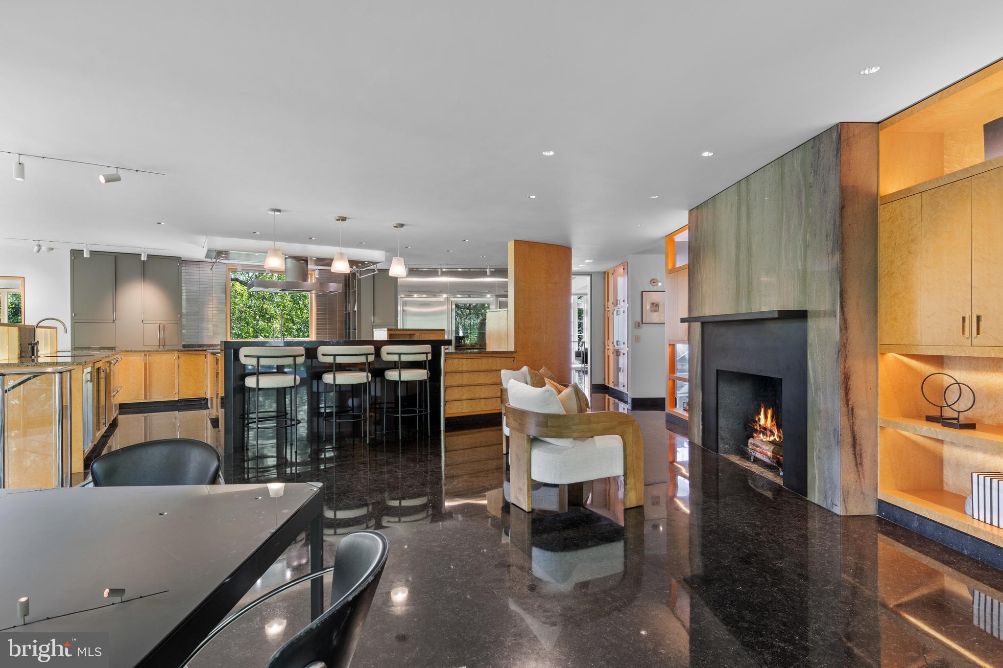 308-310 Julip Run Wayne, PA 19087 - Photo 126 of 127 a living room with fireplace furniture and a dining table