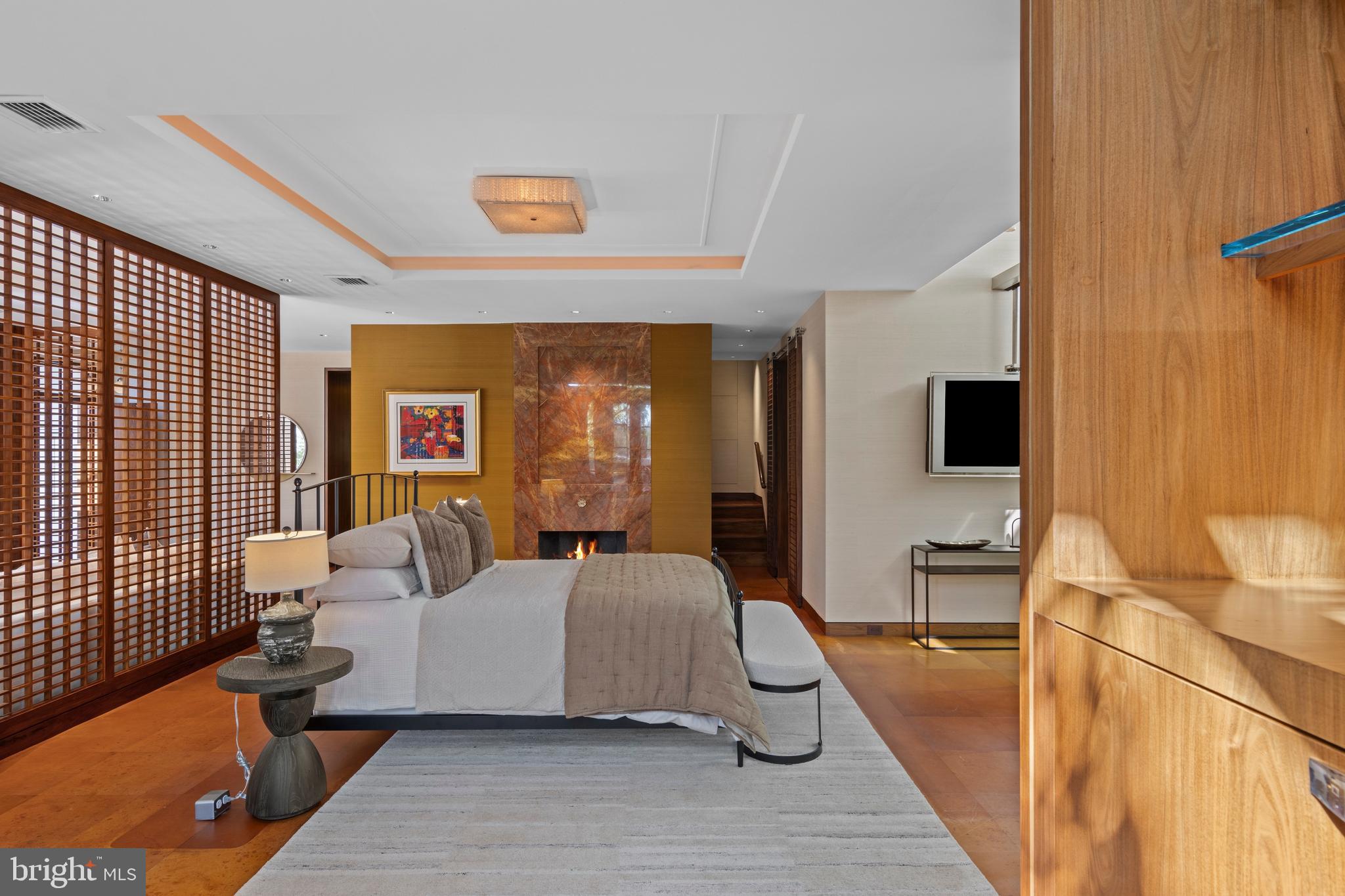 308-310 Julip Run Wayne, PA 19087 - Photo 55 of 127 a bedroom with a bed and wooden floor