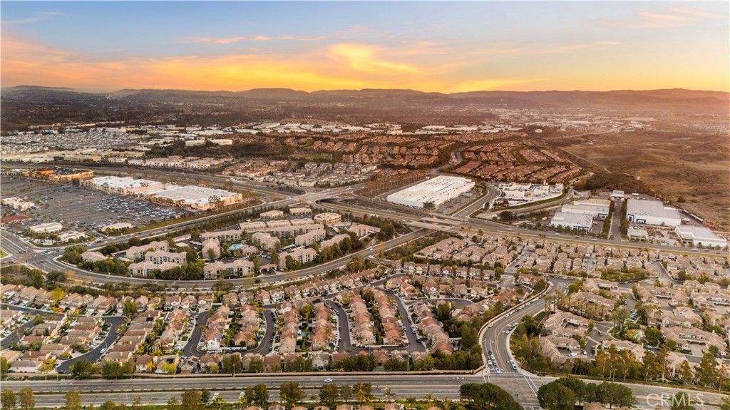 2 Cameron Circle Lake Forest, CA 92610 - Photo 42 of 45 an aerial view of residential houses with city view