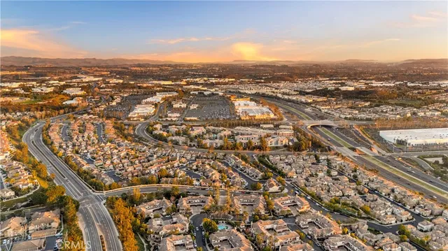 an aerial view of city