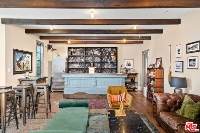 a balcony with outdoor space