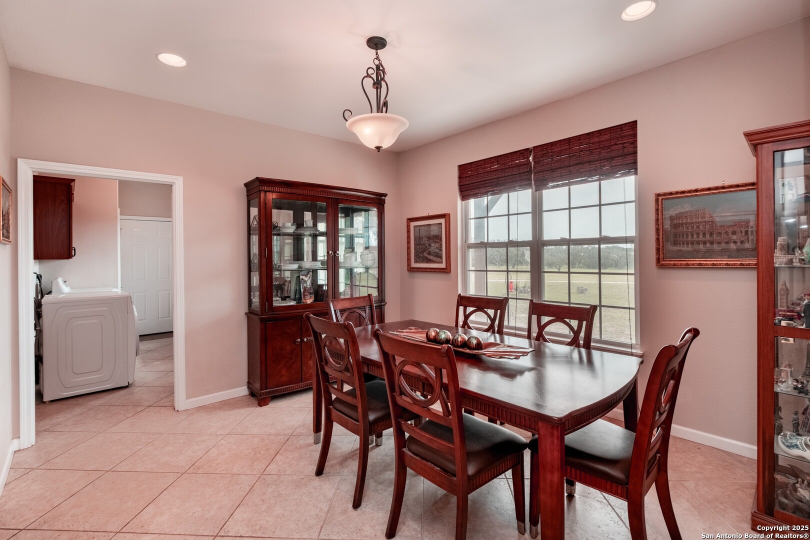 233 N Fork Bandera, TX 78003 - Photo 14 of 71 a view of a dining room with furniture and window